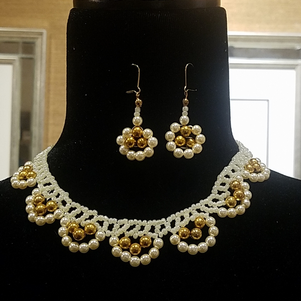 Handmade Neckless and Earring set